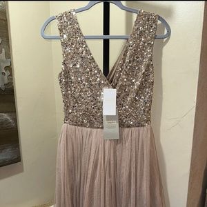 Quiz | Tulle Wrap Skater Dress
